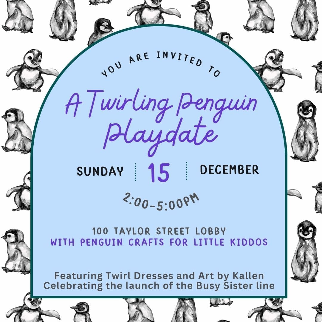 PennyPenguinTwirlPlaydateInvite